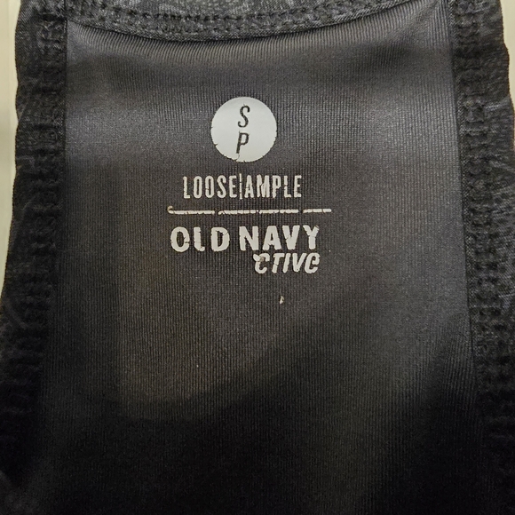 EUC Black Workout Tank w/ Built-In Bra - Picture 3 of 3